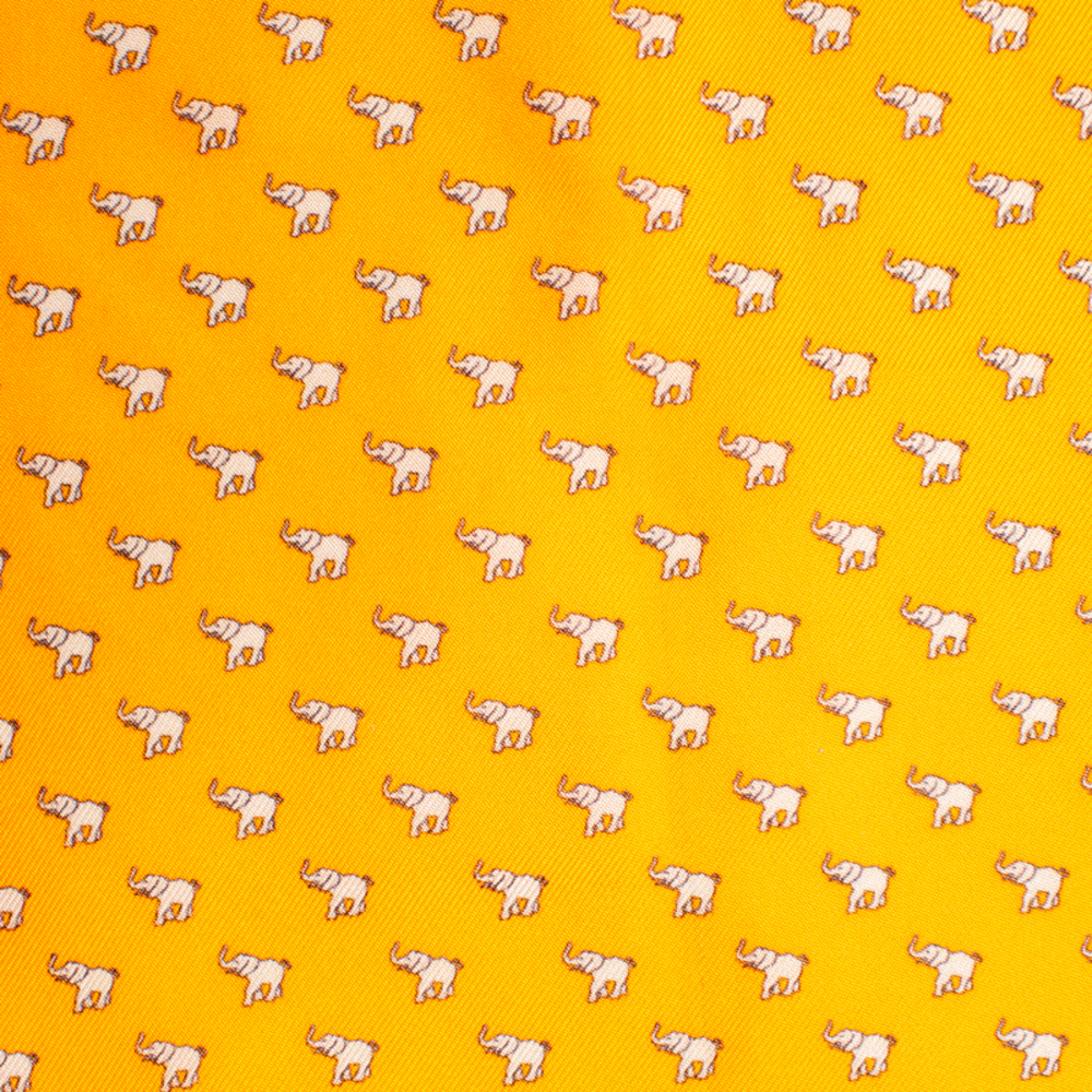 FEFE ORANGE & SKY BLUE PAISLEY POCKET SQUARE | MENS SIZE 32CM